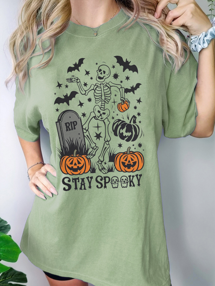 Vintage Stay Spooky Pumpkin T-Shirt