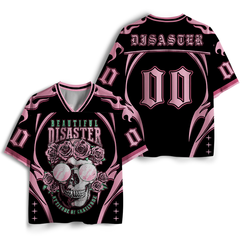 Vintage Beautiful Disaster Mesh Jersey