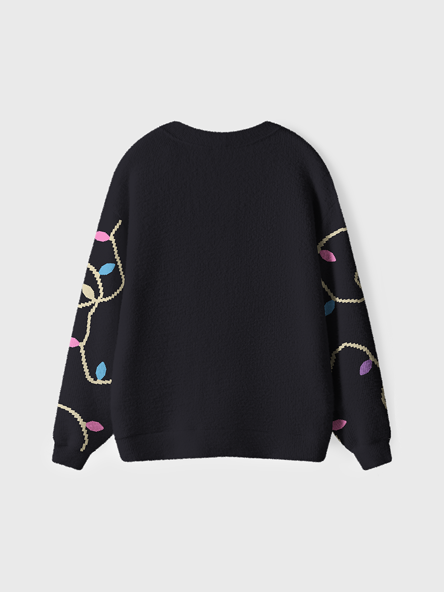 Vintage Meowy Catmas Ugly Cardigan Sweaters