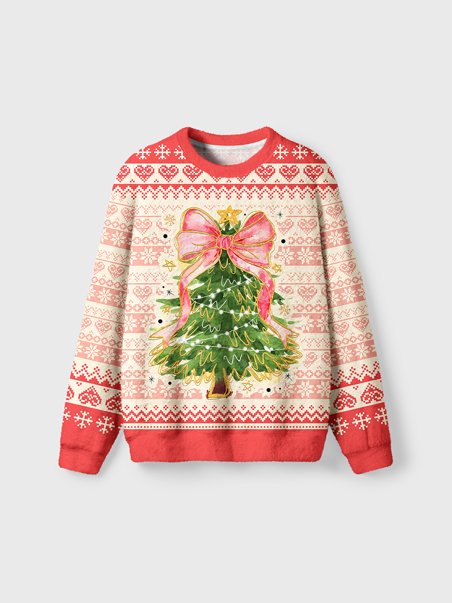 Vintage Christmas Tree Ugly Sweater
