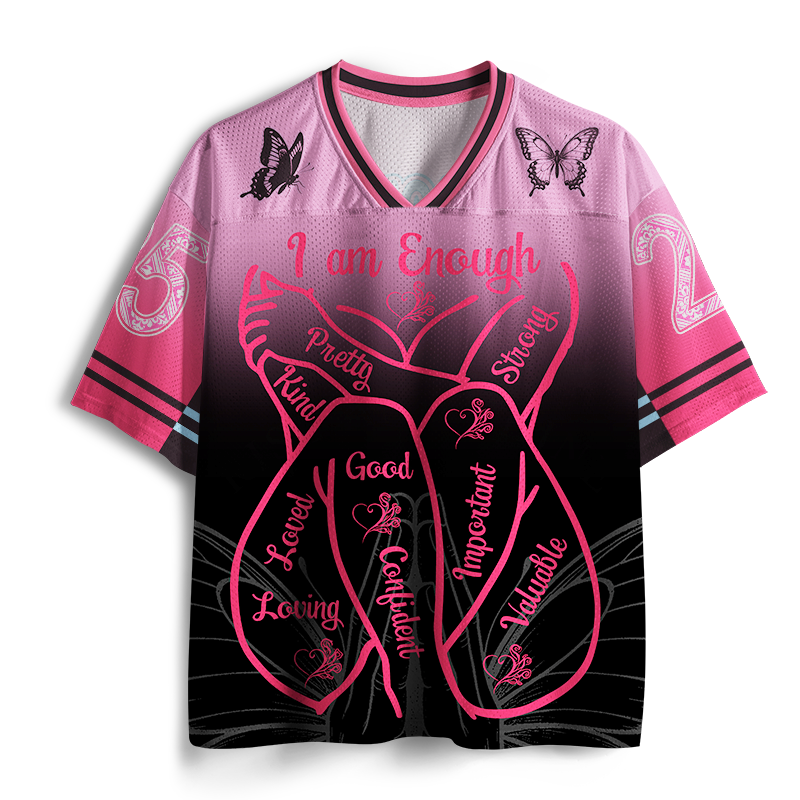 Vintage I Am Enough Mesh Jersey