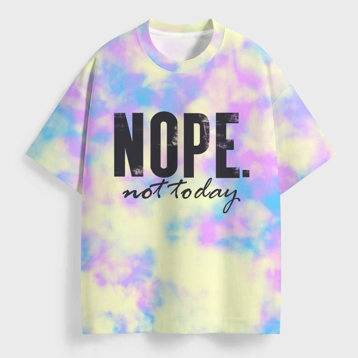 Vintage Nope. Not Today All Over Print T-Shirt