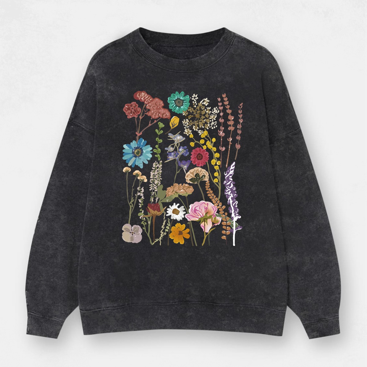 Vintage Wildflower Washed Sweatshirt 