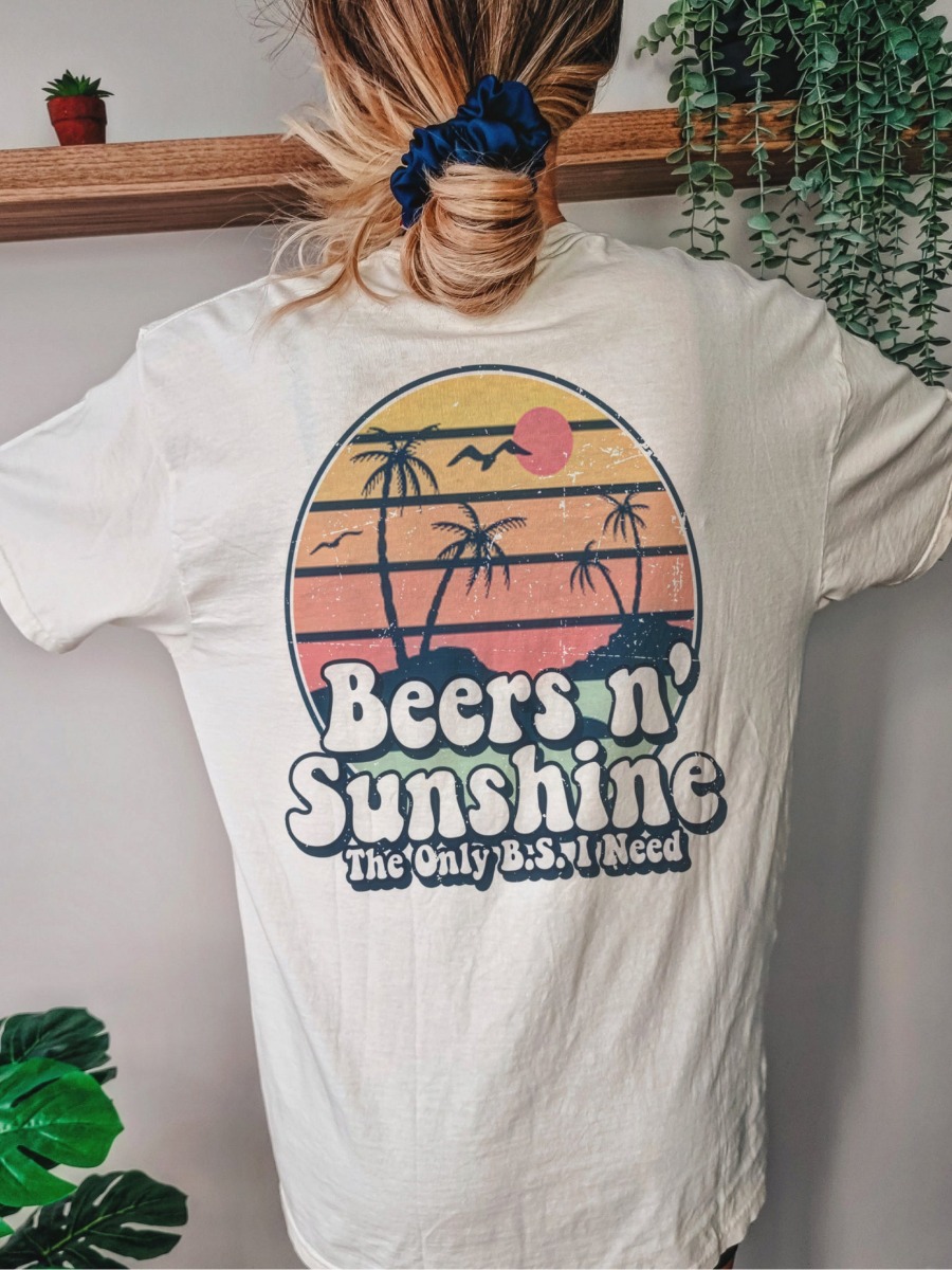 Vintage Beers N Sunshine Tee