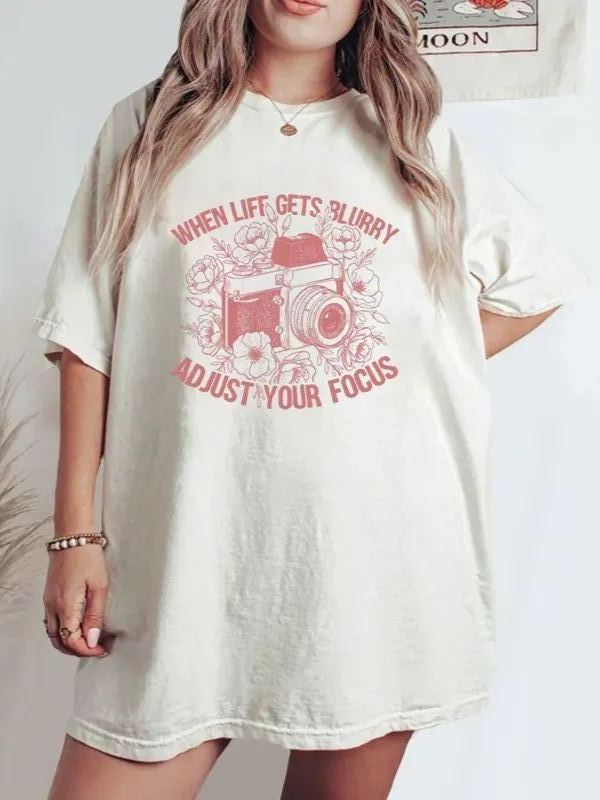 Vintage When Life Gets Blurry Tee