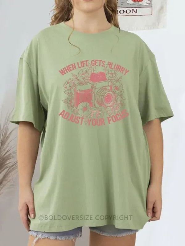 Vintage When Life Gets Blurry Tee