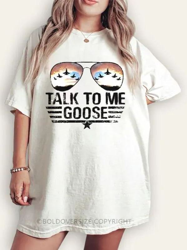 Vintage Talk To Me Goose Tee