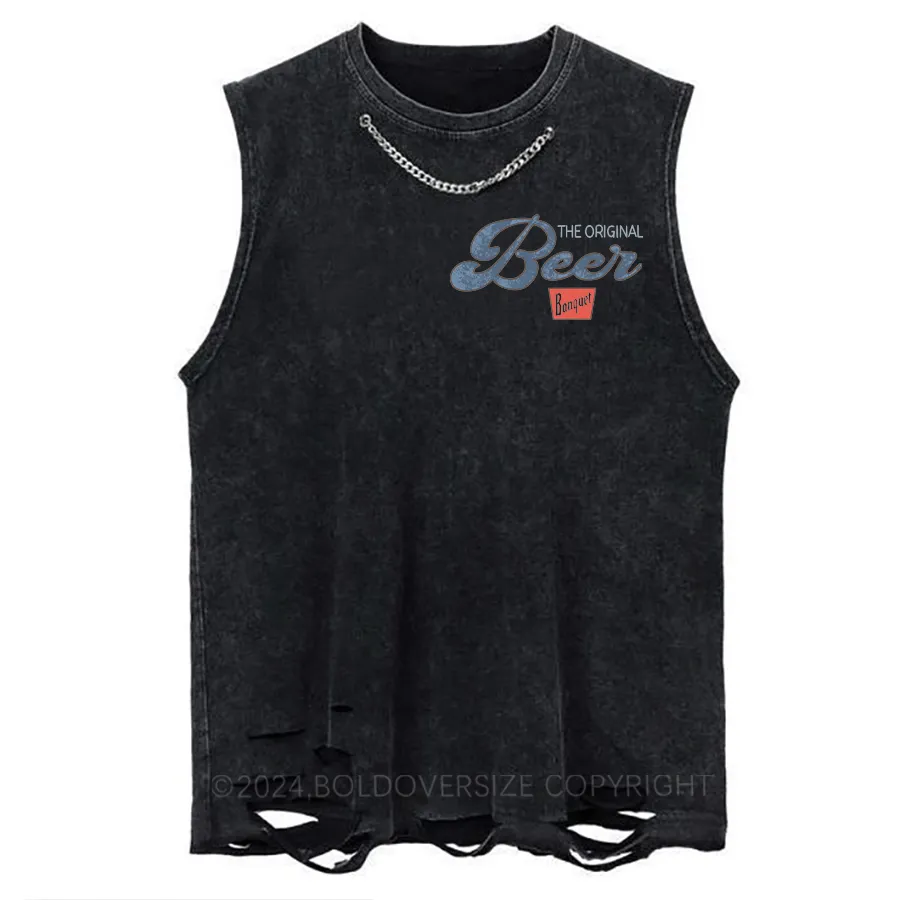 Vintage Original Rodeo Chain Ripped Washed Tank