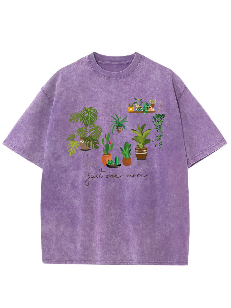 Vintage Just One More Plant Washed T-Shirt