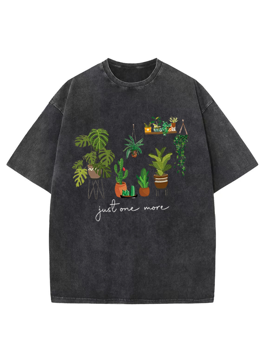 Vintage Just One More Plant Washed T-Shirt
