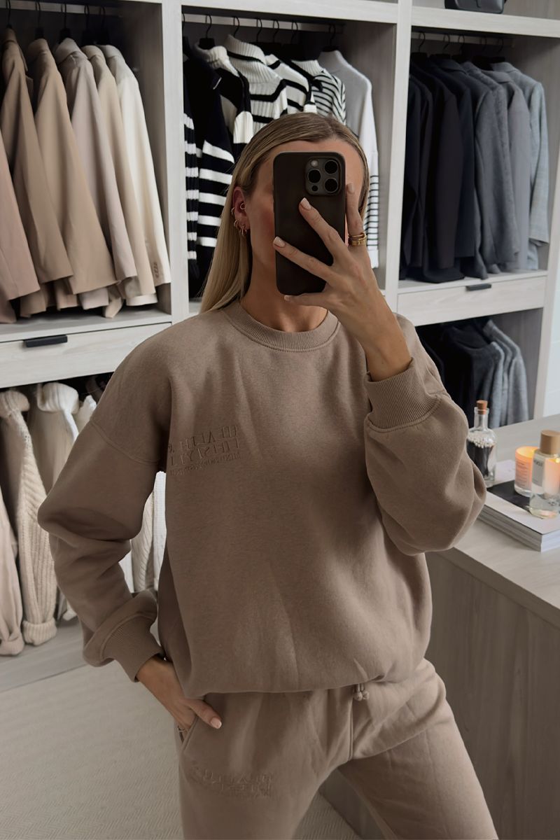 'Health and Lifestyle' Oversized Sweater