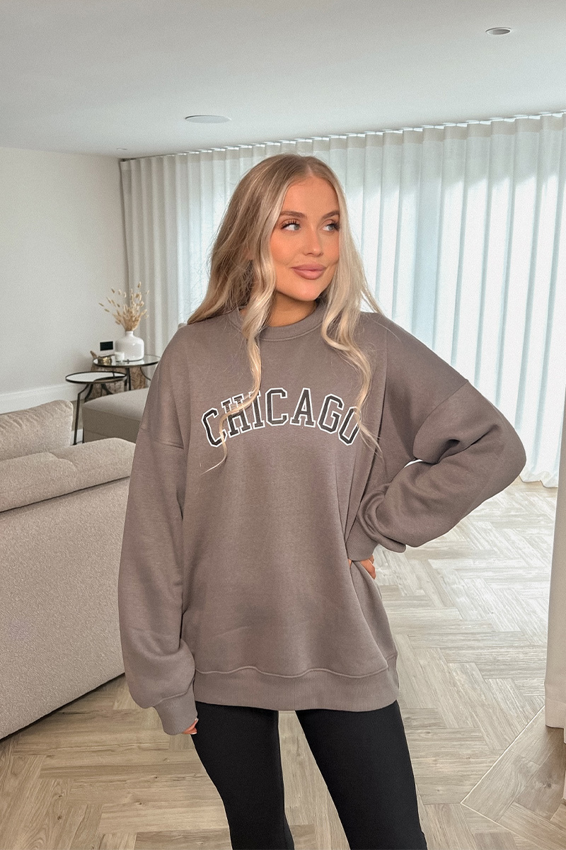 Chicago Printed Sweater