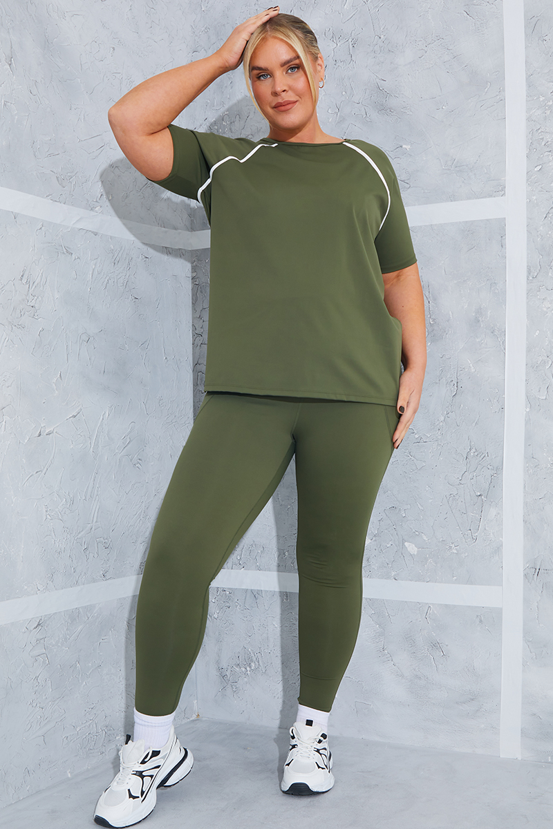 Side pocket gym on sale leggings