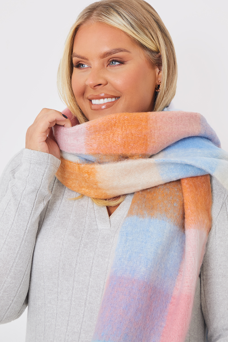 Striped Chunky Scarf