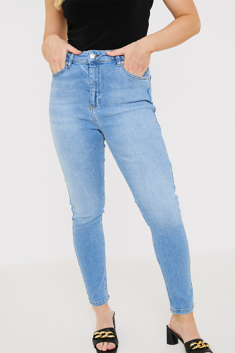 Fashion (light Blue Jeans)Women Jeans Vintage Straight Mom Jeans Loose Blue  Denim Pants Ankle Length Trousers Female Casual Streetwear Harem Pants  Jeans ACU @ Best Price Online