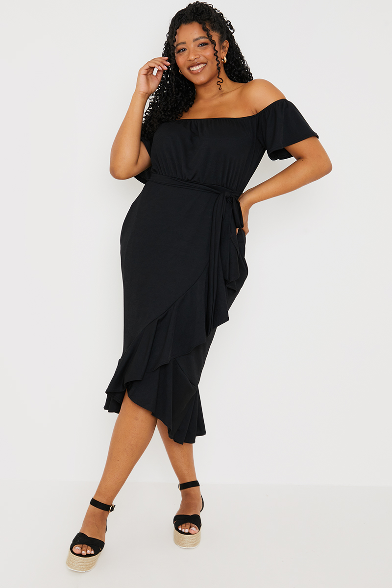 Bardot ashley sales frill dress