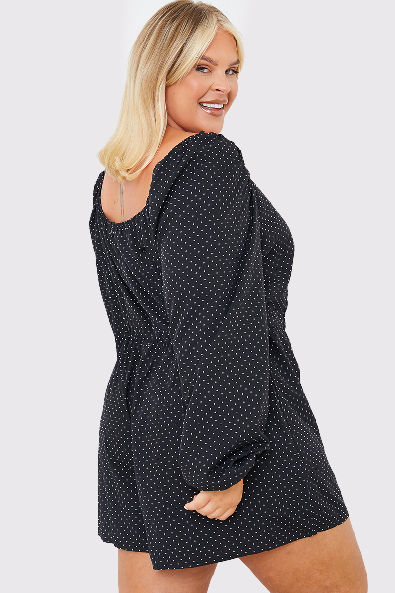 Bardot best sale black playsuit