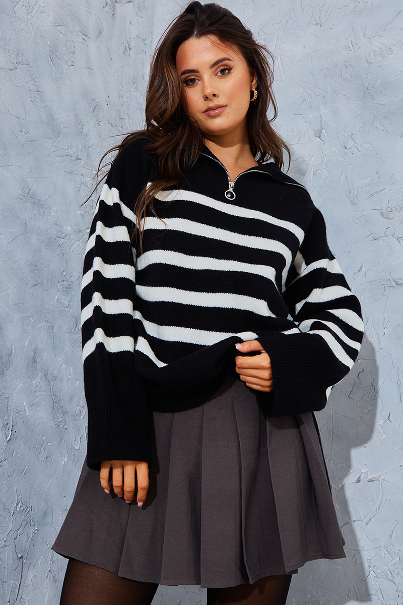 Pleated Mini Skirt