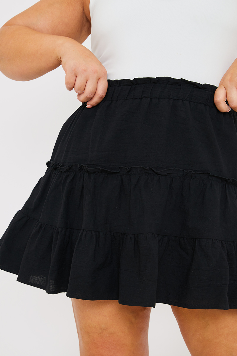 Knit frill hotsell hem skirt glassons