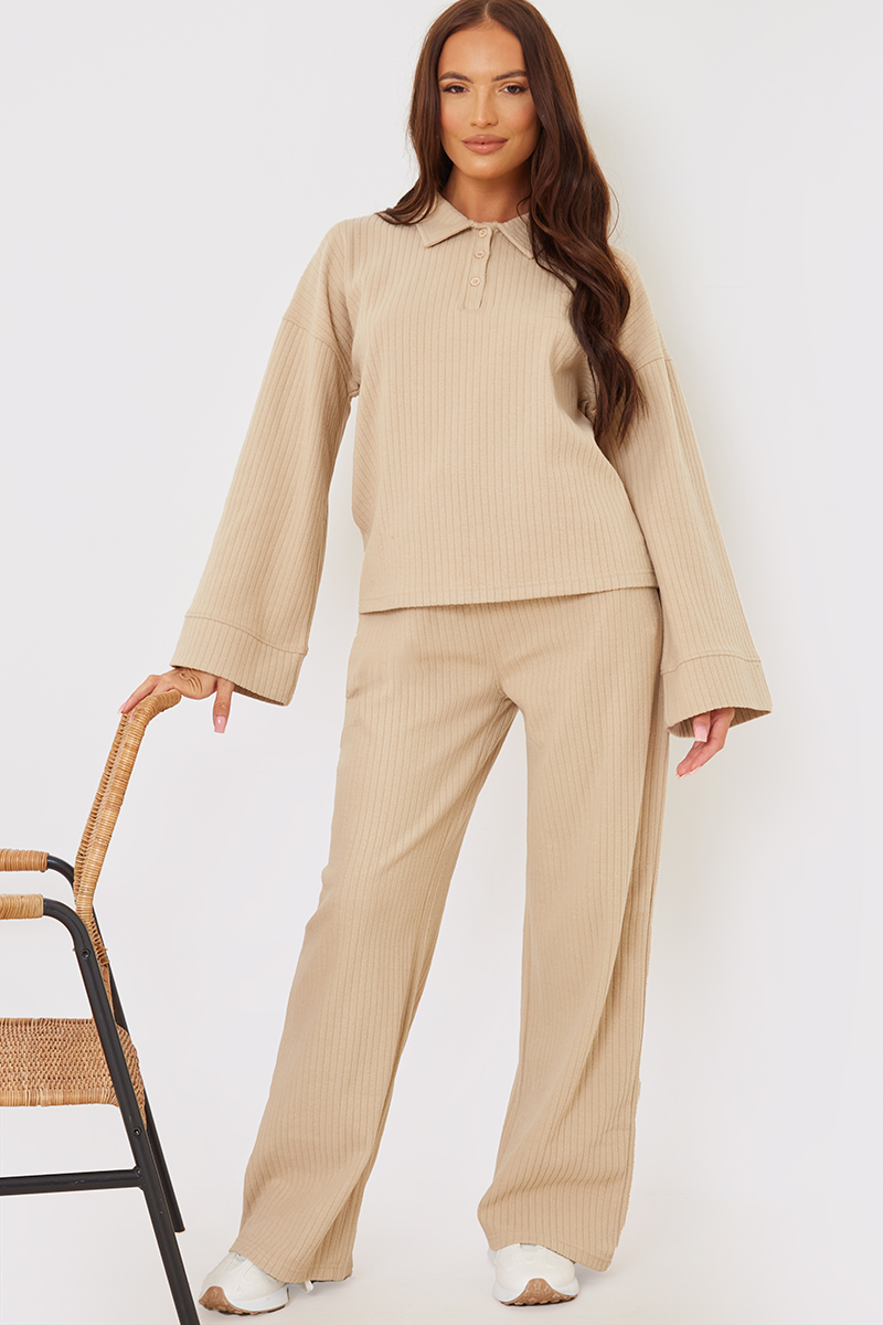 Brushed Rib Trouser