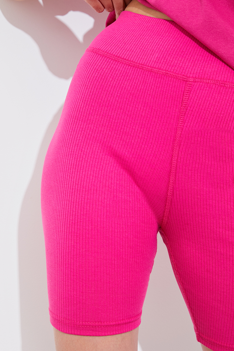 Hot pink cycling shorts on sale