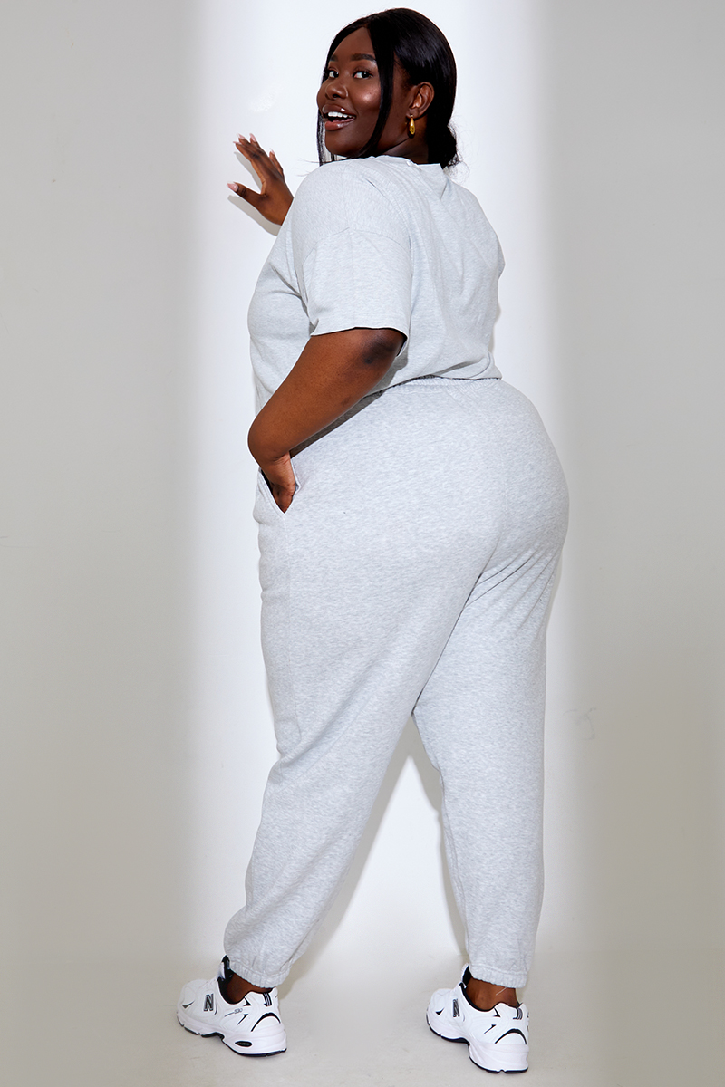 Plus size best sale cuffed joggers