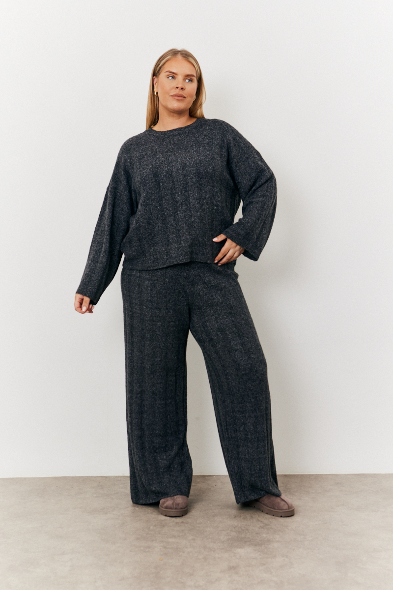 Wide Rib Wide Leg Co-Ord Trouser