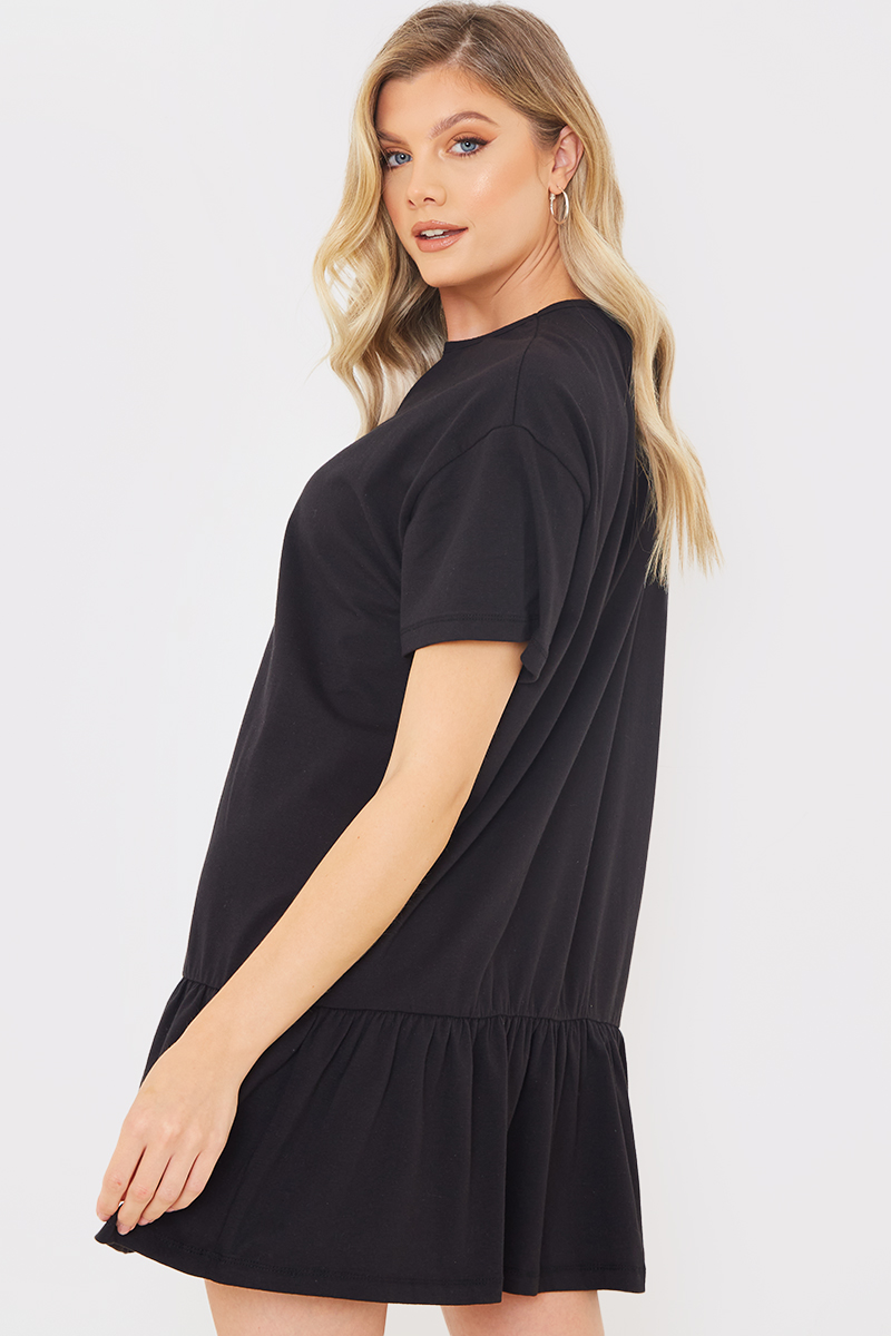 Peplum t 2024 shirt dress