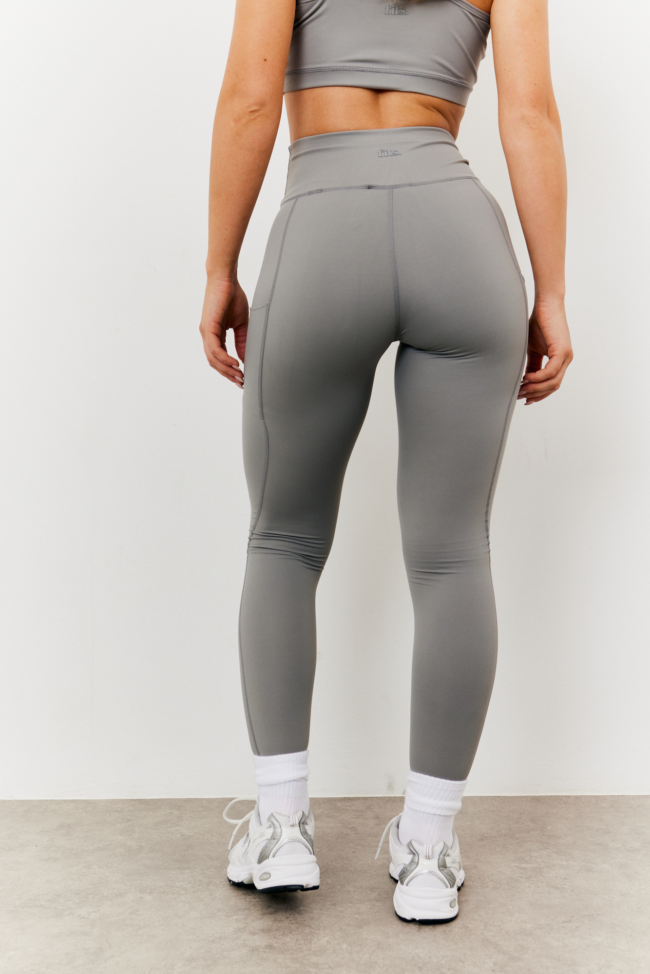 Plain grey leggings hotsell