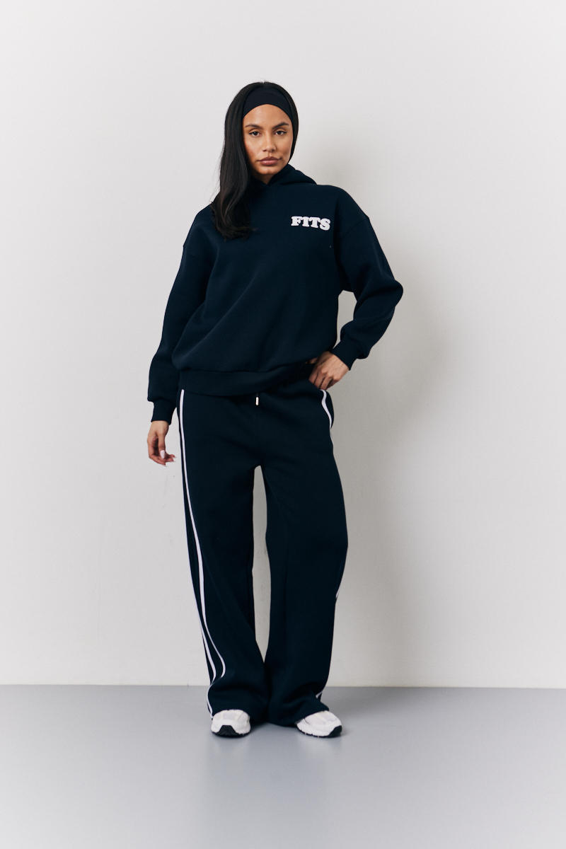 Navy Fits Wide Leg Jogger