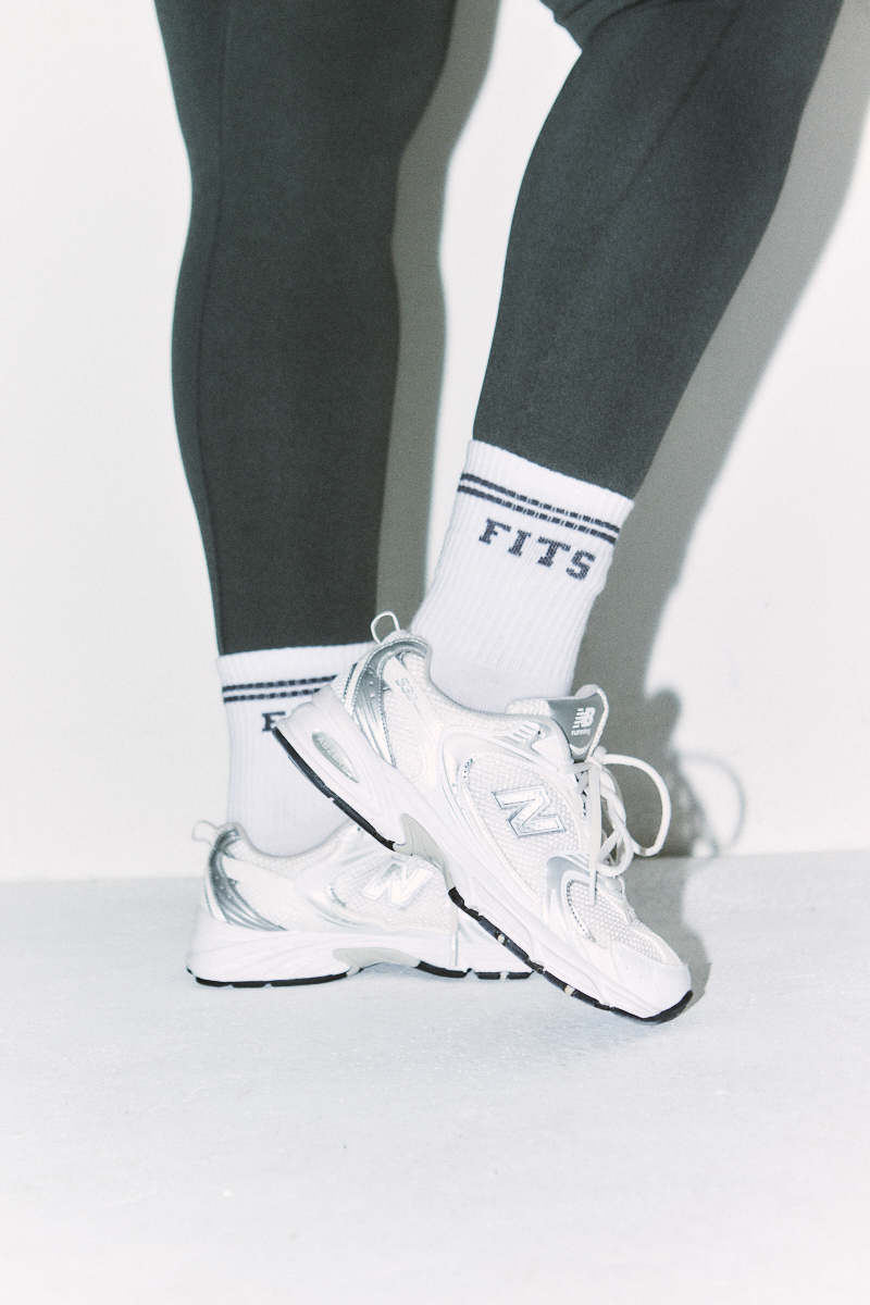 3 Pack Ribbed Crew Fits Socks