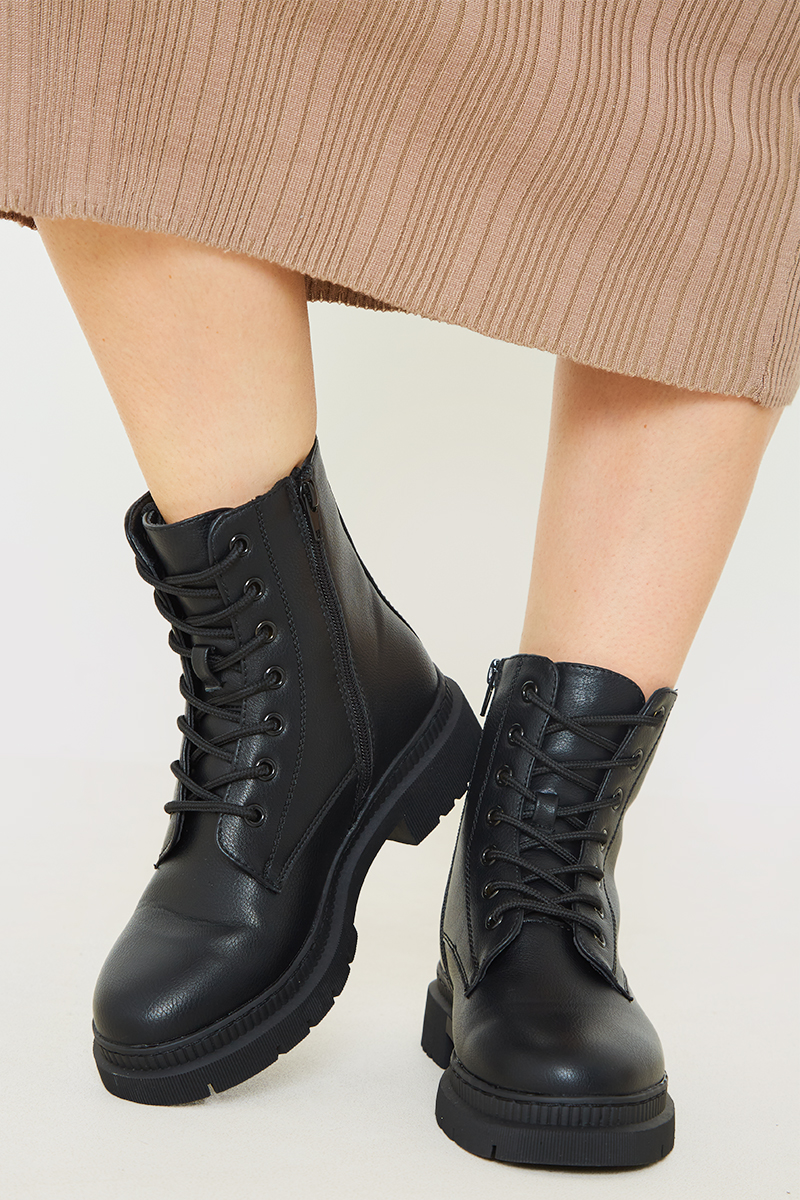 Lace Up Ankle Boot