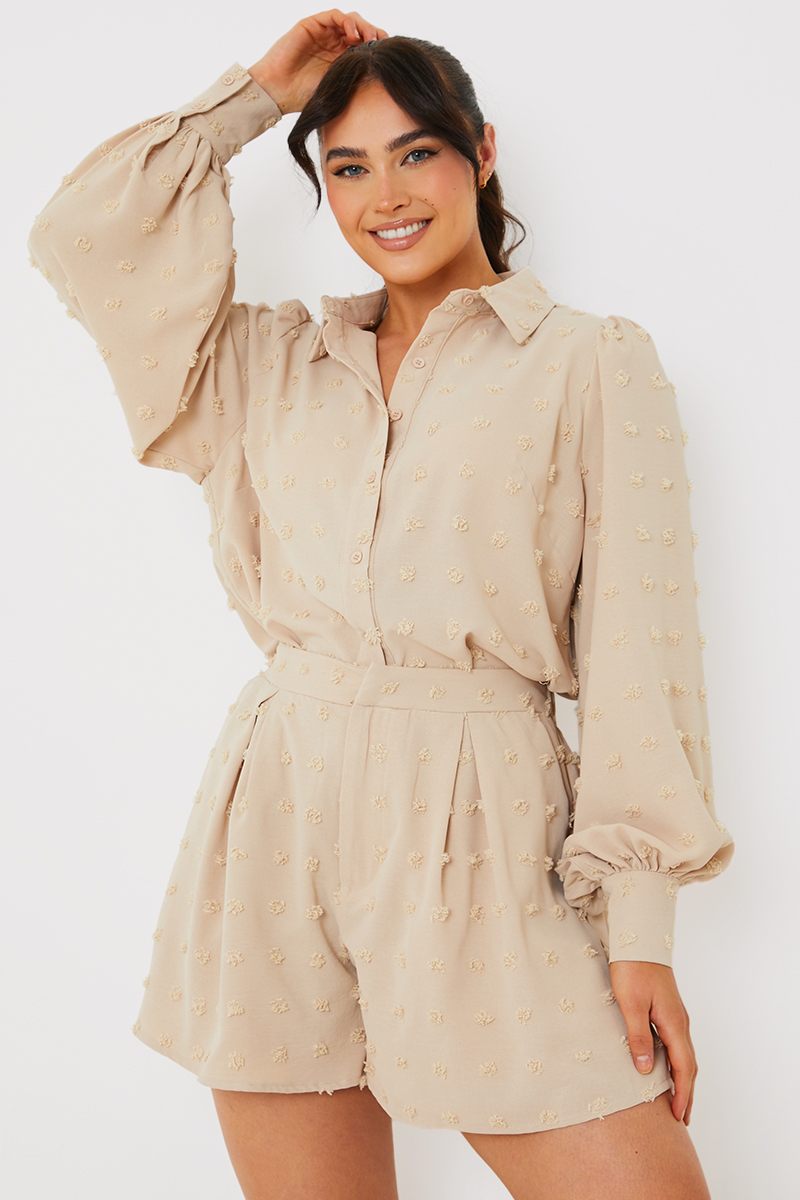 Textured Dobby Detail Shirt