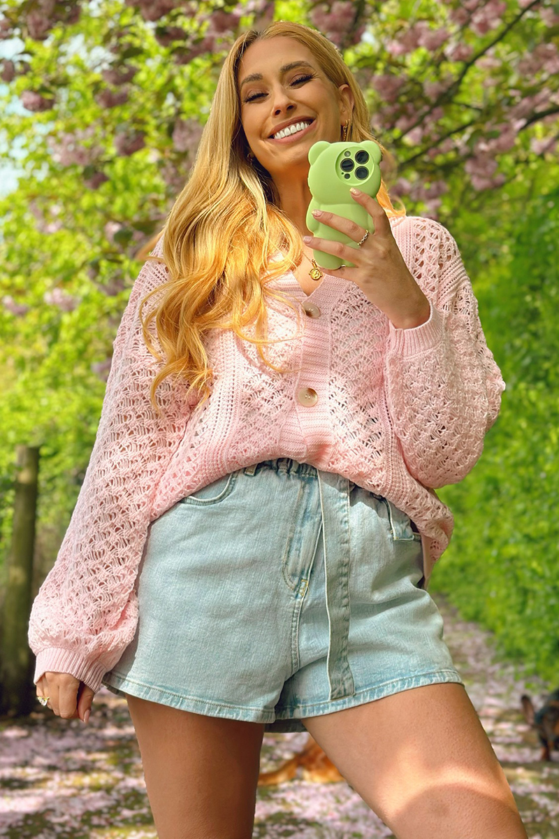Sage Mix Button Down Cardi main image 0