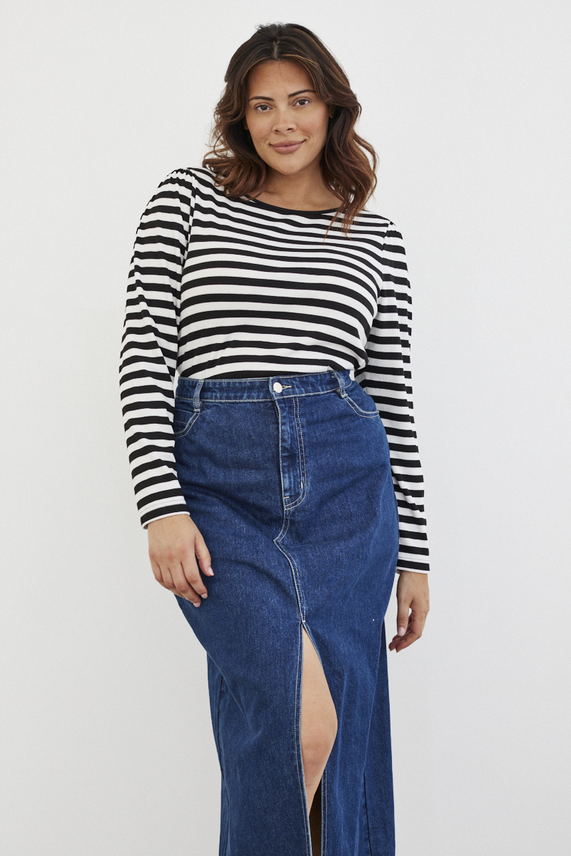 Striped Long Sleeve T Shirt