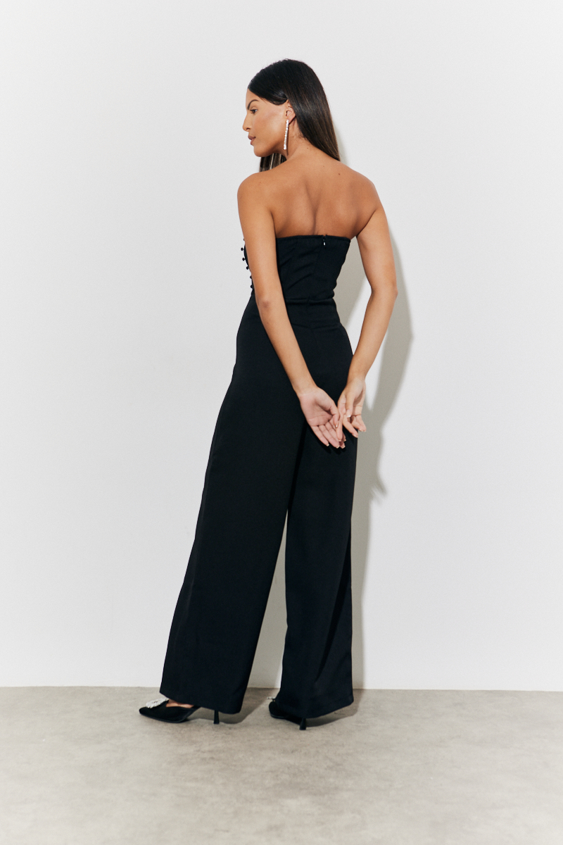 Button detail jumpsuit on sale