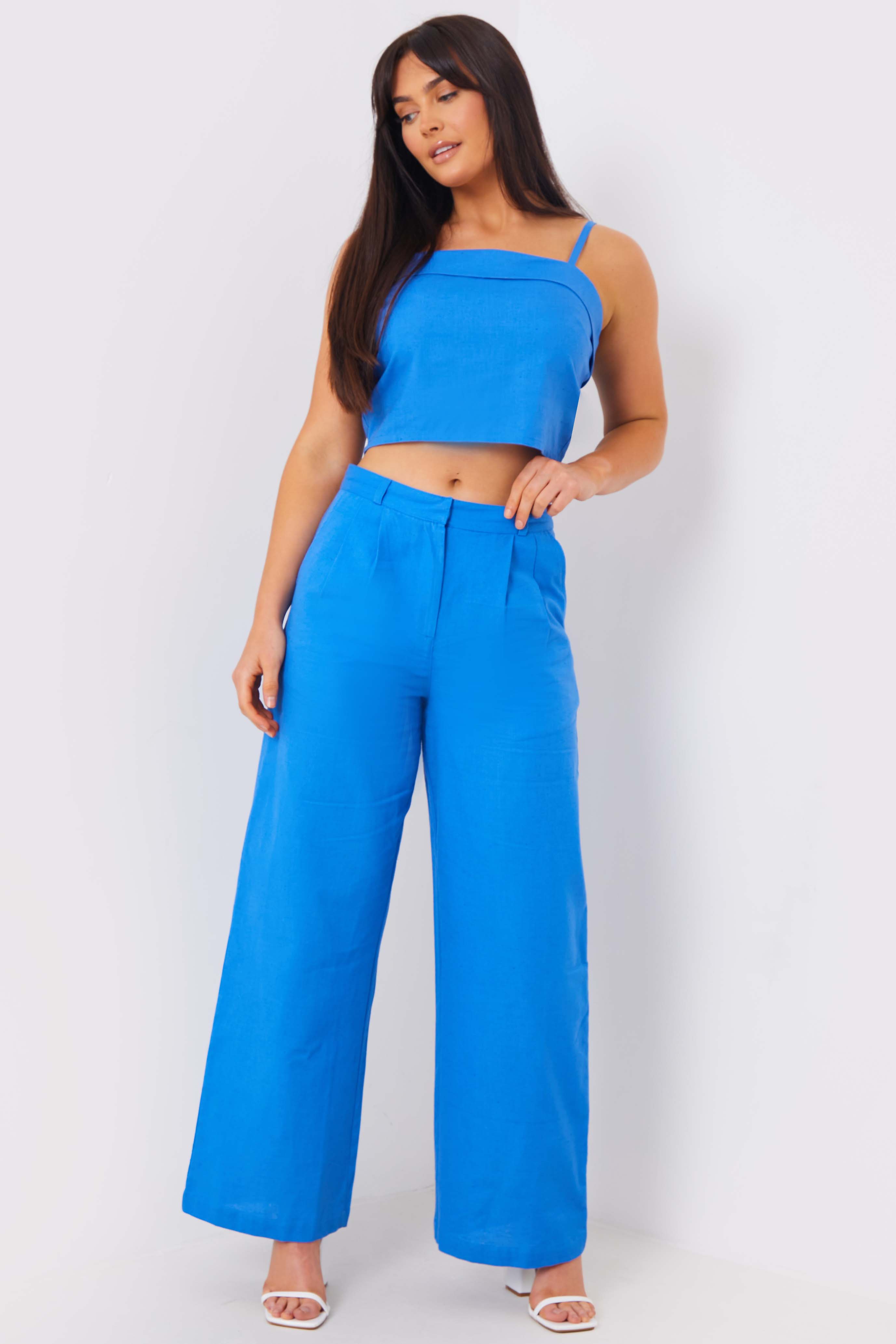 Tailored Wide Leg Co Ord Trouser