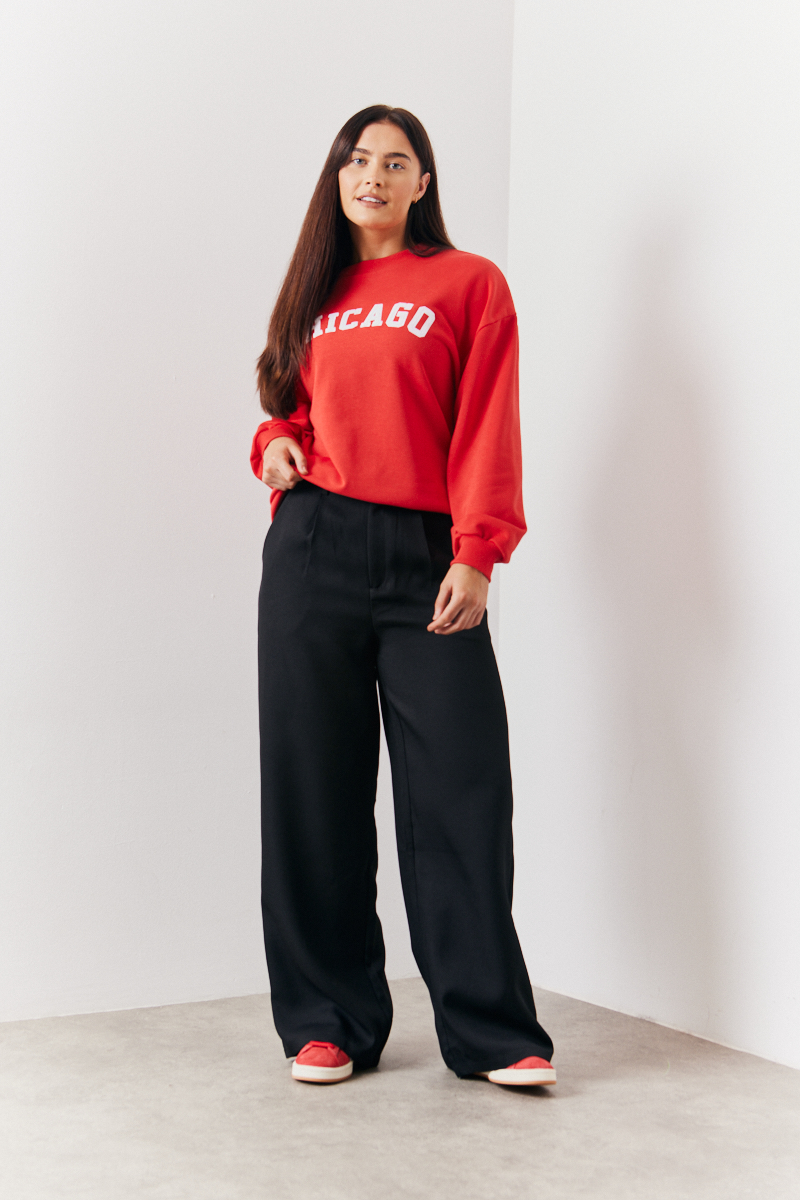 Tailored Wide Leg Trouser