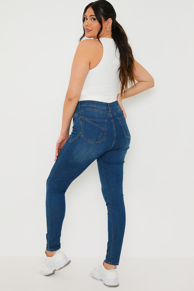 High waisted hot sale shaper jeans