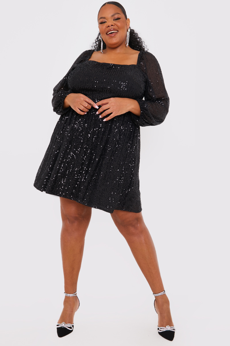 Black Sequin Dresses | Sparkly Dresses | Glitter Dresses - Hello Molly AU |  Hello Molly