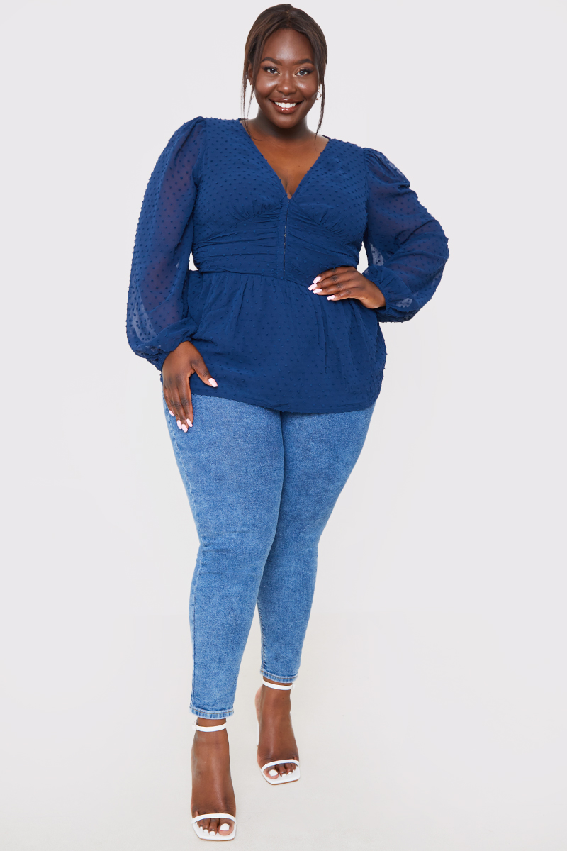 ruched waist top