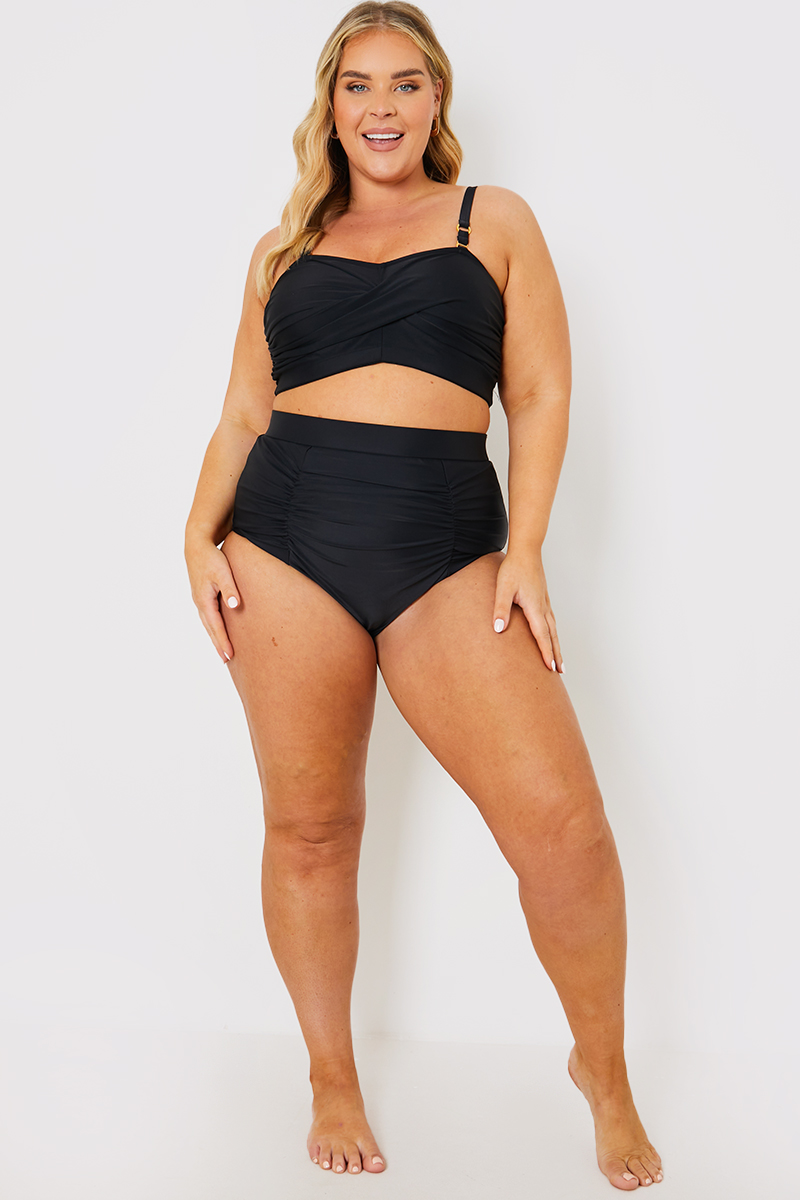 Twist Front Ring Detail Bikini Top