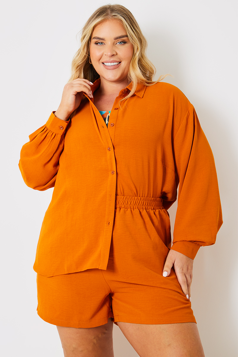 Textured Co-Ord Beach Shirt