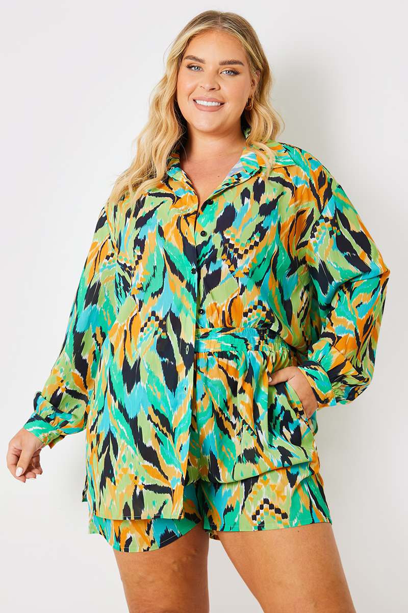 Printed Co-Ord Beach Short
