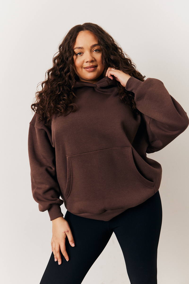 Brown Oversized Hoodie