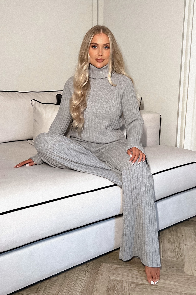 Ribbed Longline Co-Ord Jumper