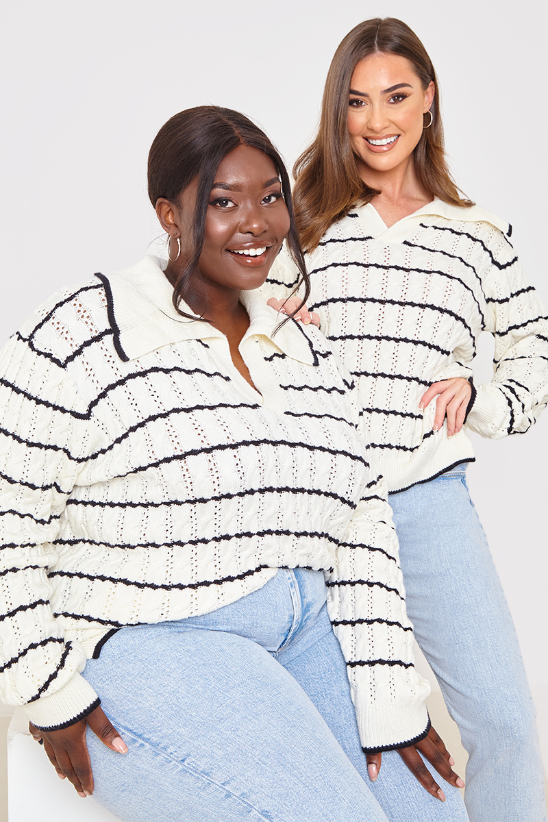 Recycled Pointelle Jumper