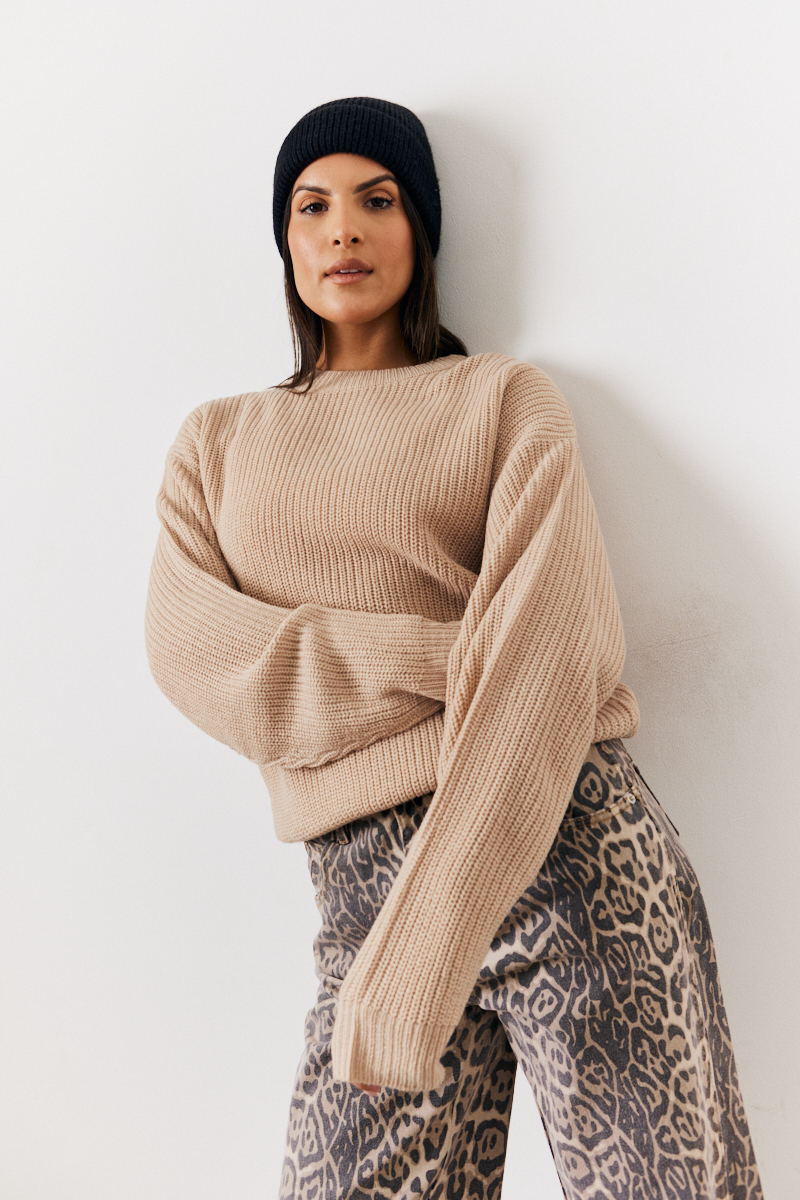 Crew Neck Knitted Jumper	
