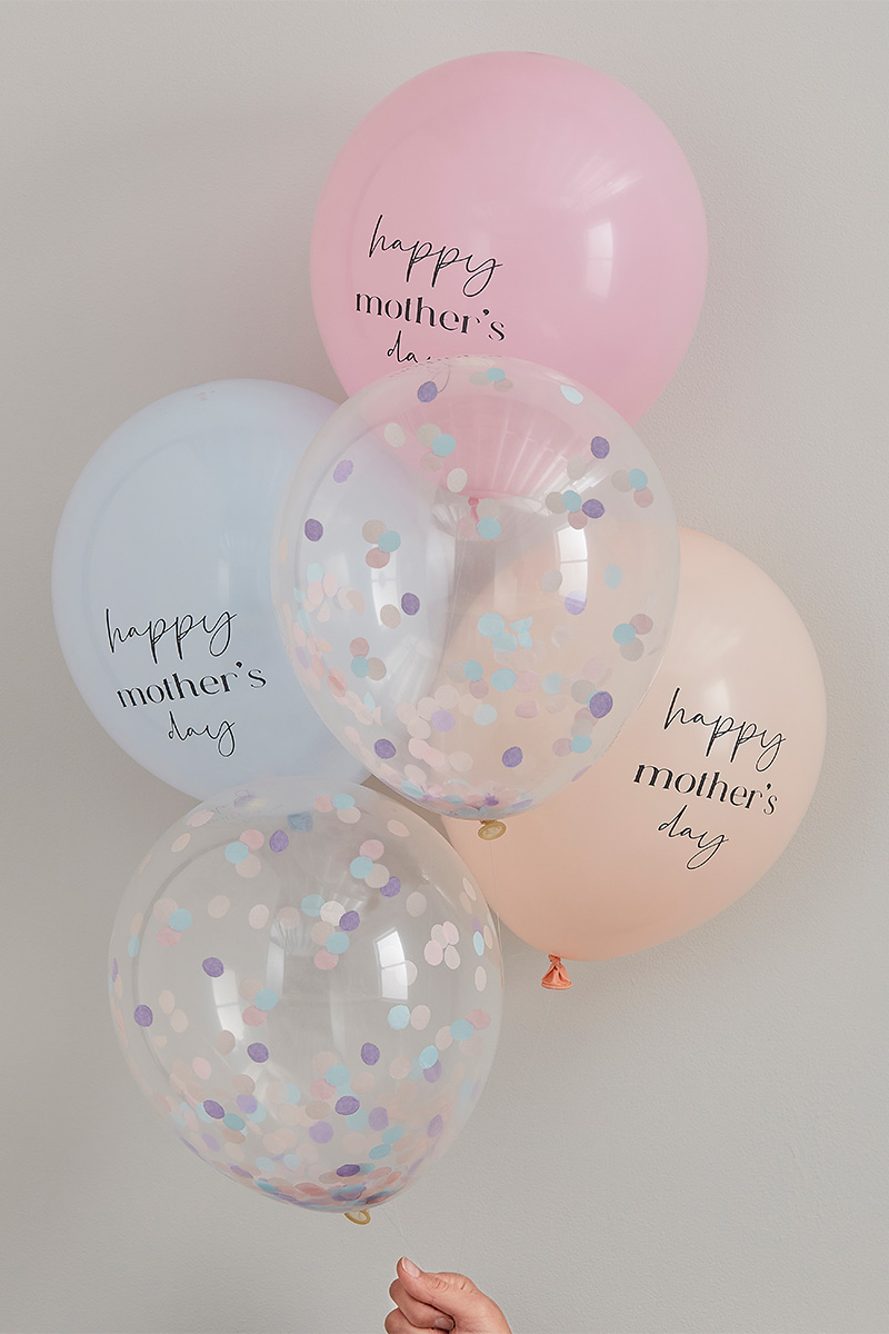 5 Pack 'Happy Mother's Day' Balloon Pack