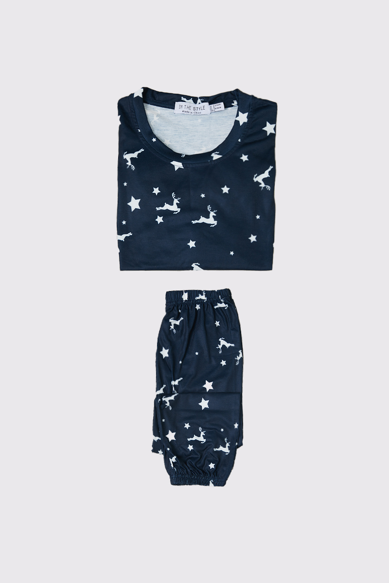 Kids Reindeer/Star Matching Family PJ Set